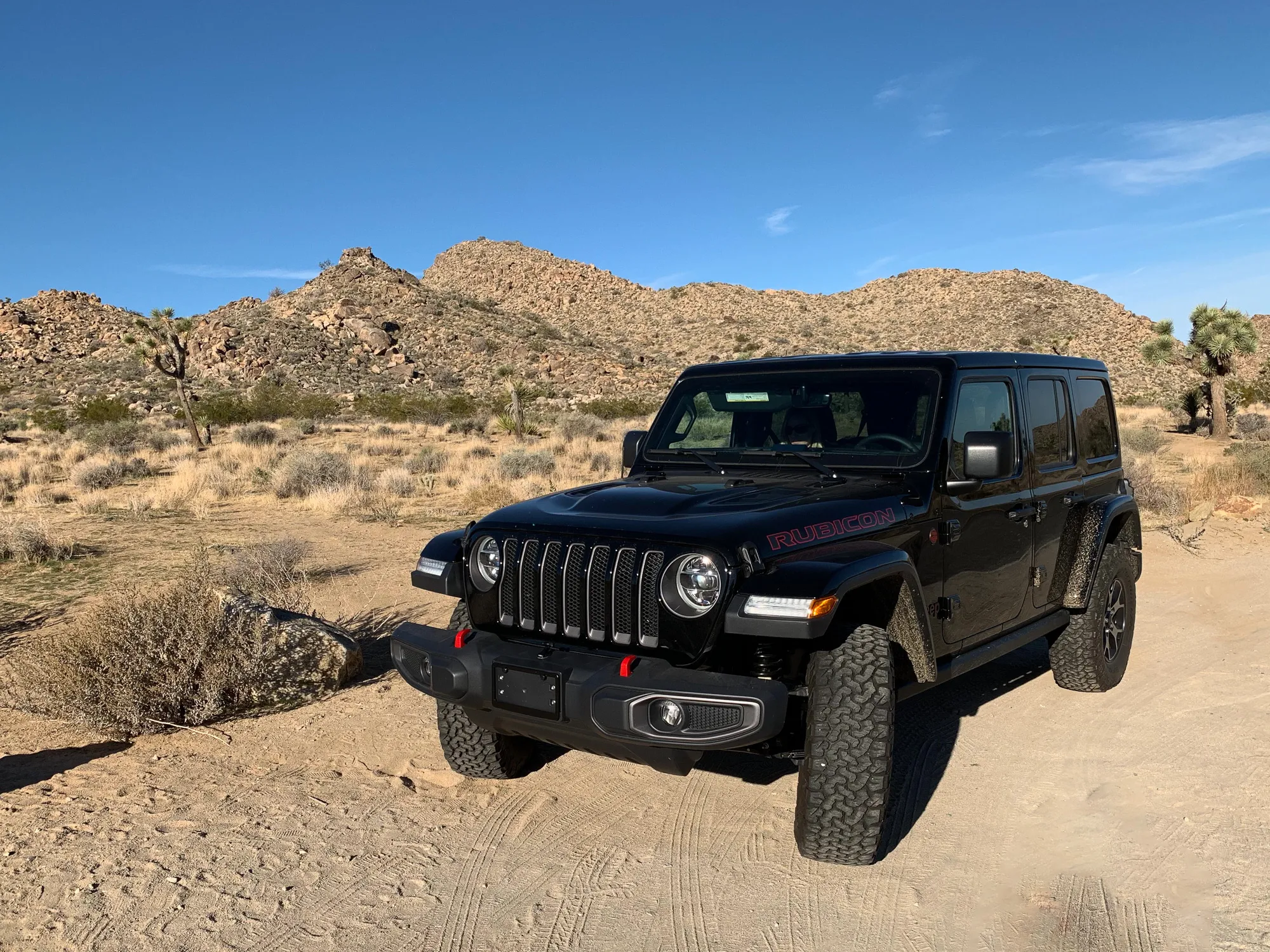 en Joshua Tree National Park Jeep Rubicon en Joshua Tree National Park