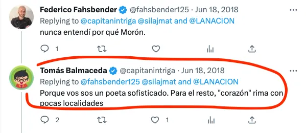 nunca entendí por qué Morón